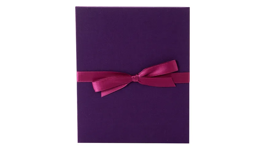 goldbuch Leporello Bella Vista, trend dark aubergine