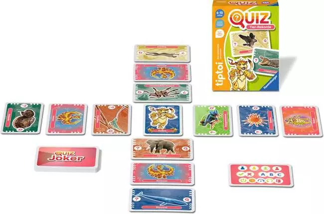 tiptoi® Quiz Tier-Rekorde - Lernspiel ab 6 Jahren
