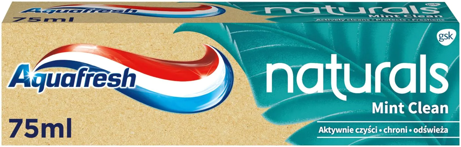 „Aquafresh Naturals“ mėtų skonio dantų pasta