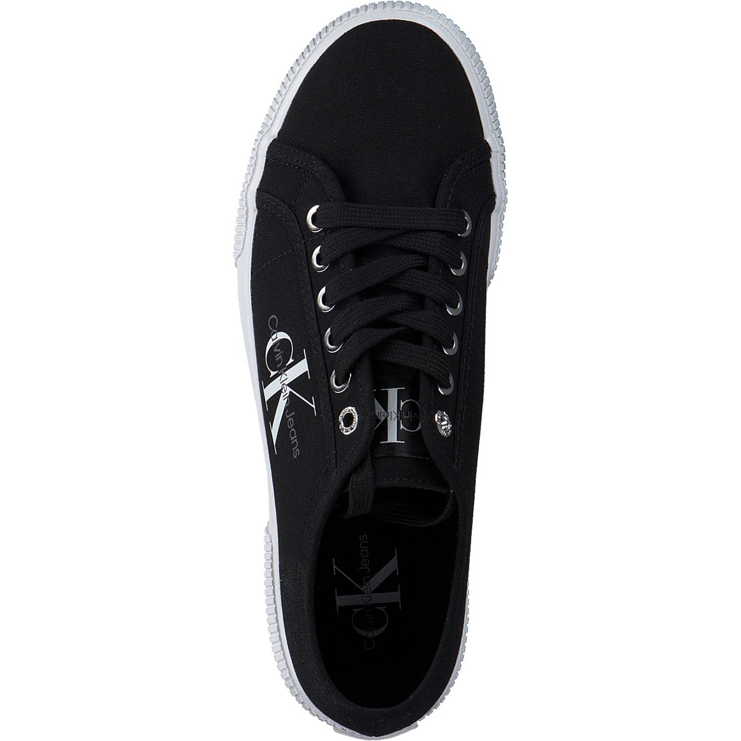 Calvin Klein YW0YW00482, Schnürschuhe, Damen, Schwarz