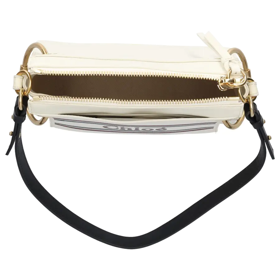 Chloé - Handtasche ROY Kalbsleder - weiß