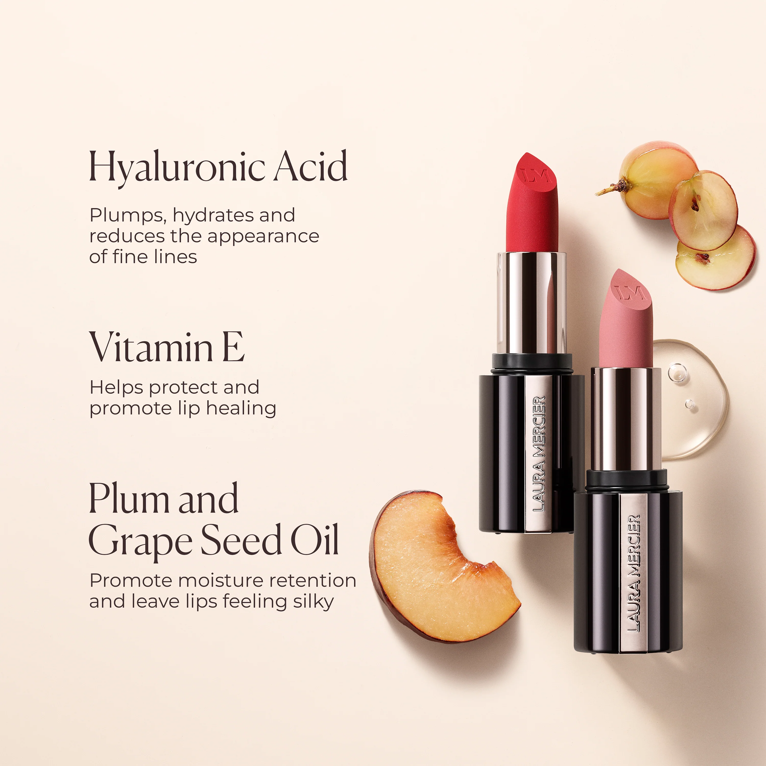 Caviar Smoothing Matte Lipstick - Mat læbestift, læbestift