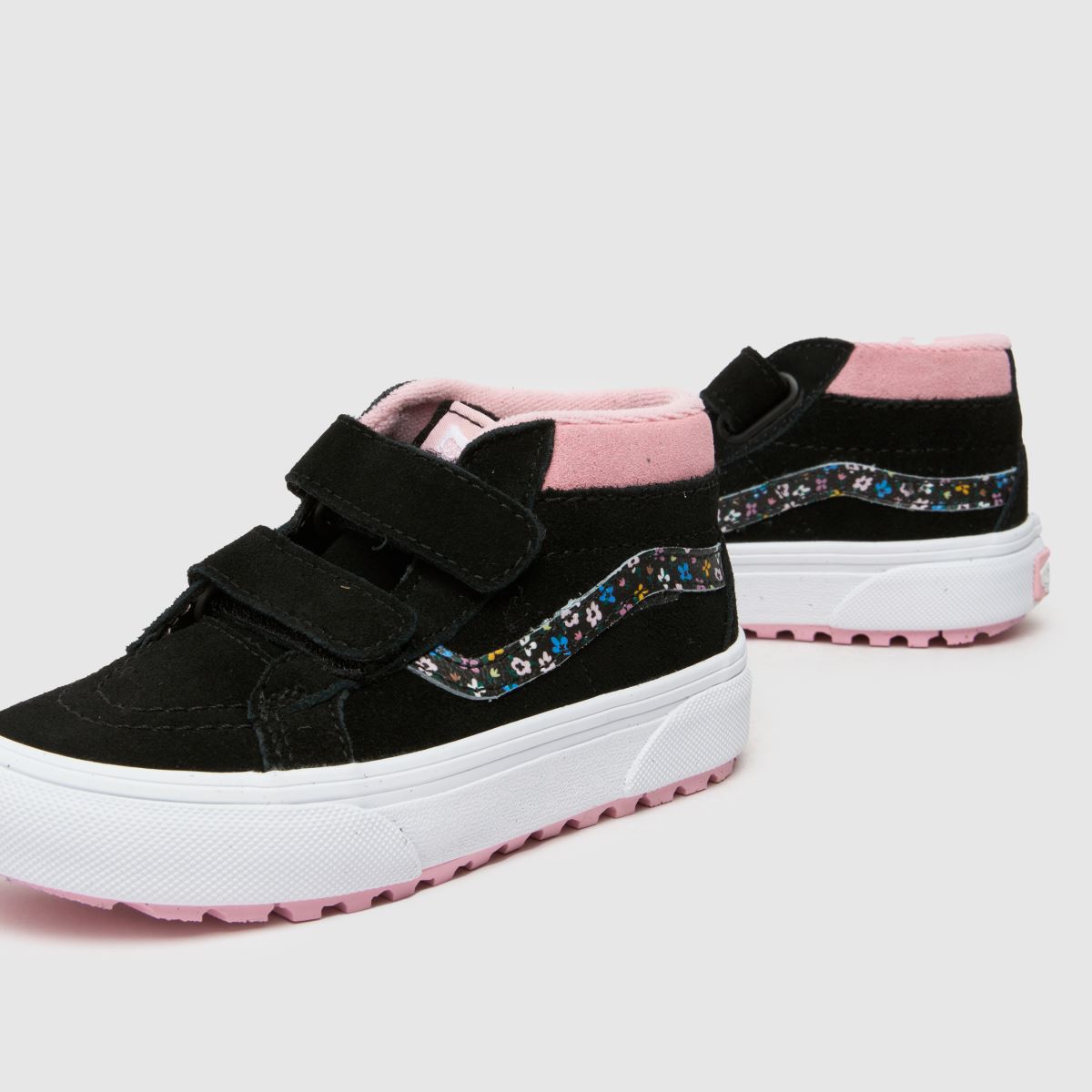 Vans svarta multifärgade mte sk8-mid reissue v flickor junior träningsskor