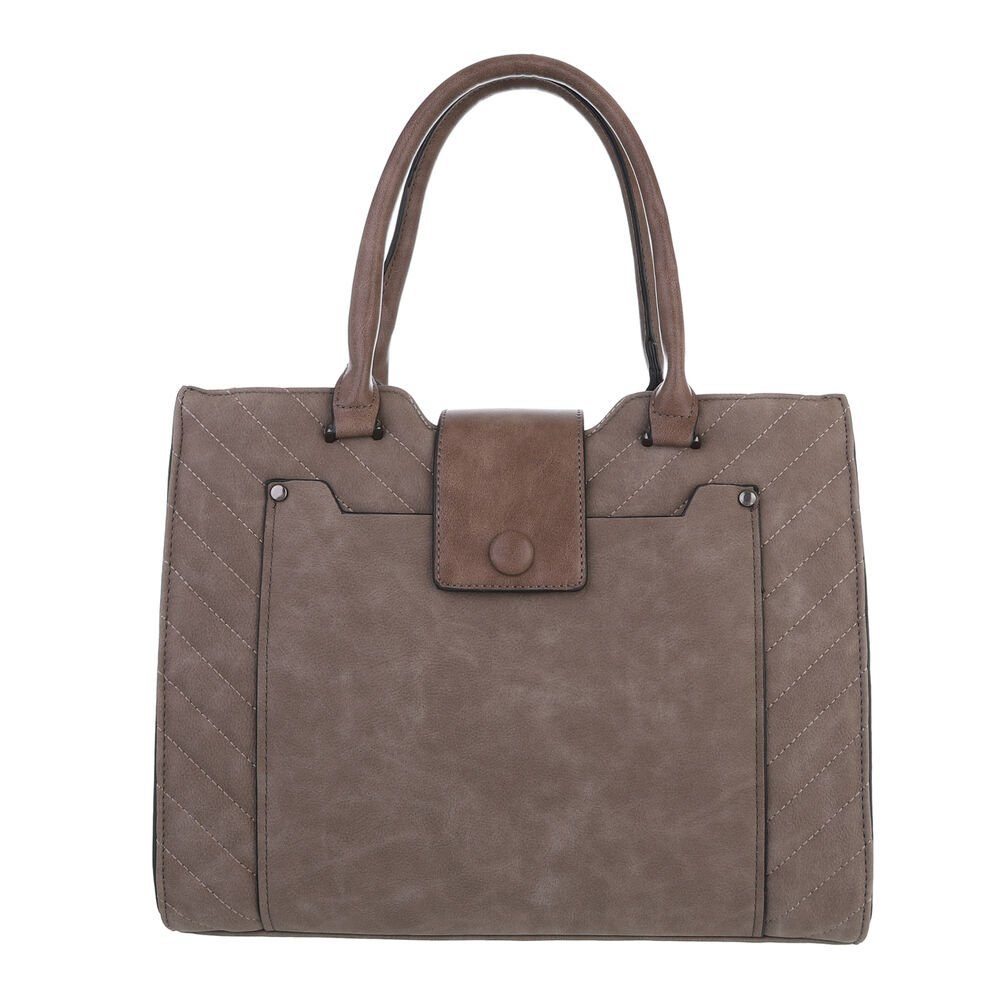 Ital-Design Schultertasche Mittelgroße, Damentasche used Optik Handtasche