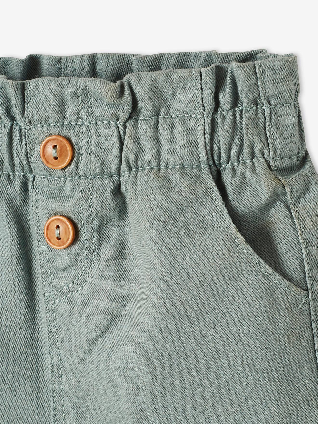 Vertbaudet Mädchen Baby Shorts, Schlupfbund Oeko-Tex - ziegel
