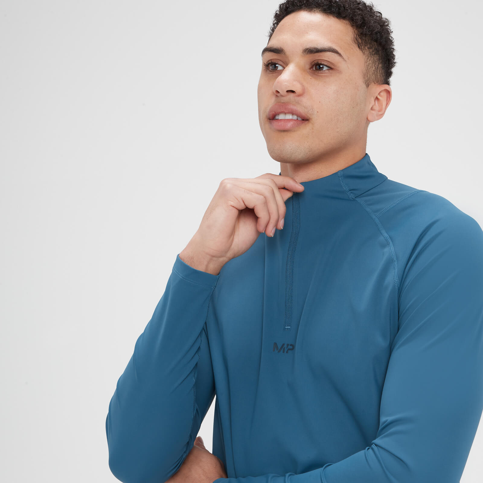 Haut à fermeture éclair ¼ MP Tempo Ultra pour hommes – Ardoise foncé