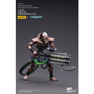 Warhammer 40k Actionfigur: Necrons - Szarekhan Dynasty Immortals with Gauss Blaster (2er-Pack)