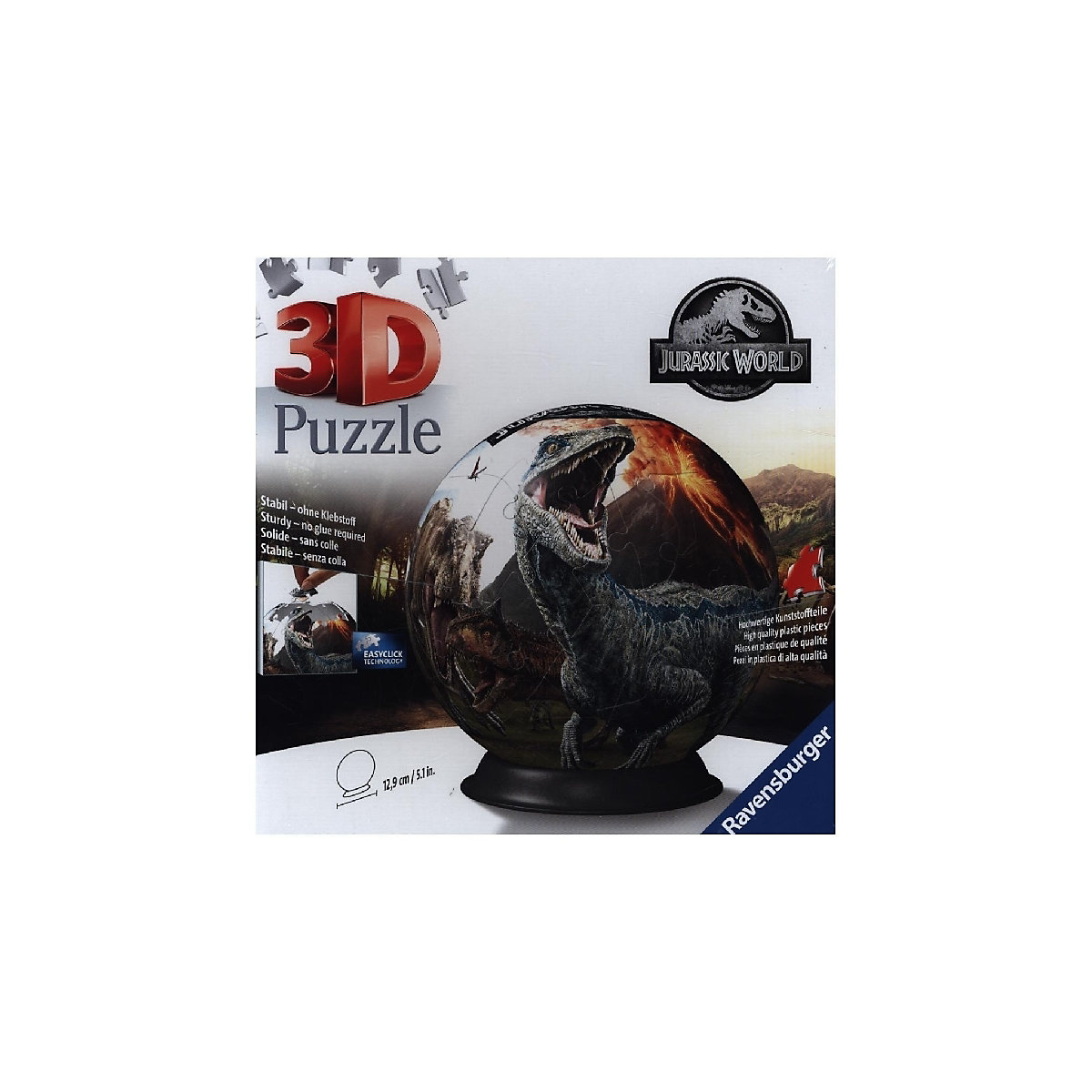 puzzleball® Ø13 cm, 72 Teile , Jurassic World 2