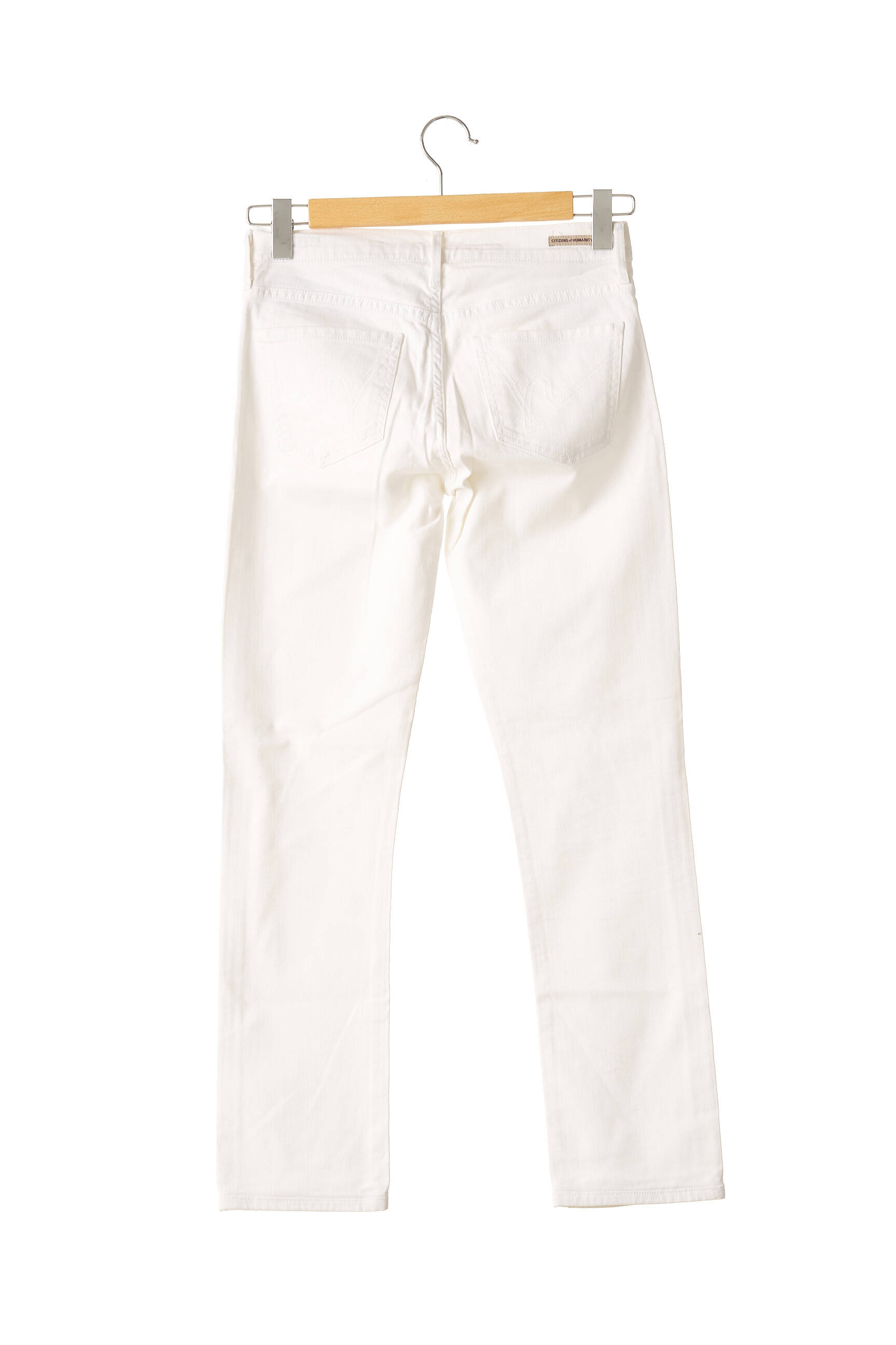 Citizens Of Humanity Jeans Coupe Droite Femme couleur beige
