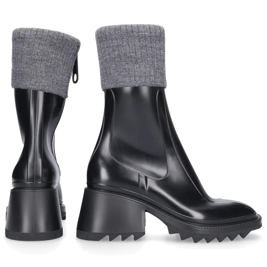Chloé - Gummistiefel BETTY PVC - schwarz