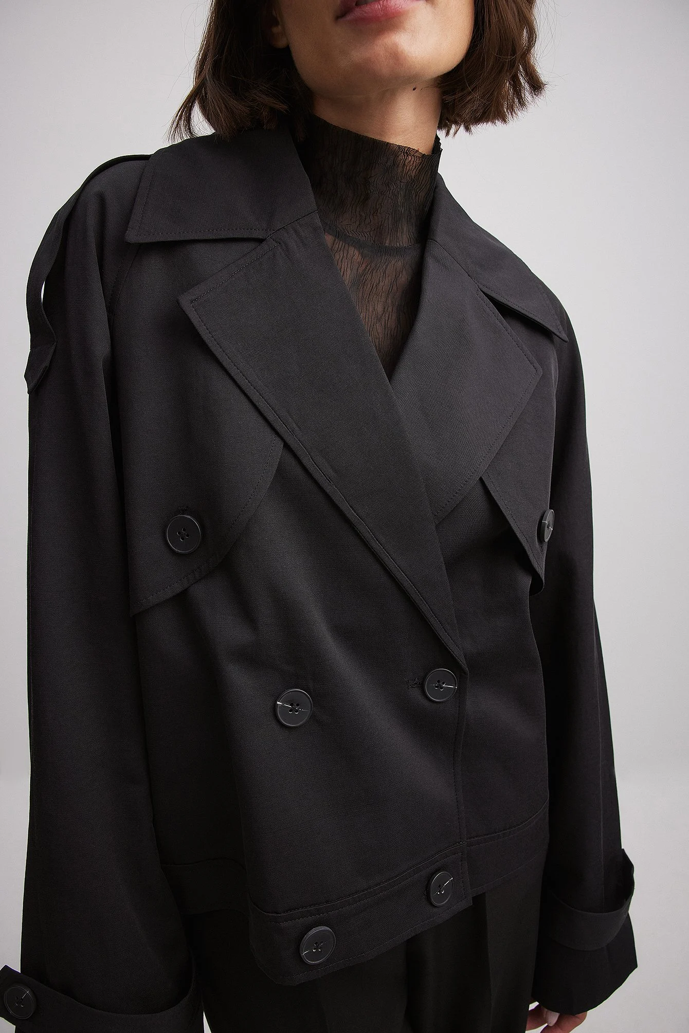 Kurzer Trenchcoat
