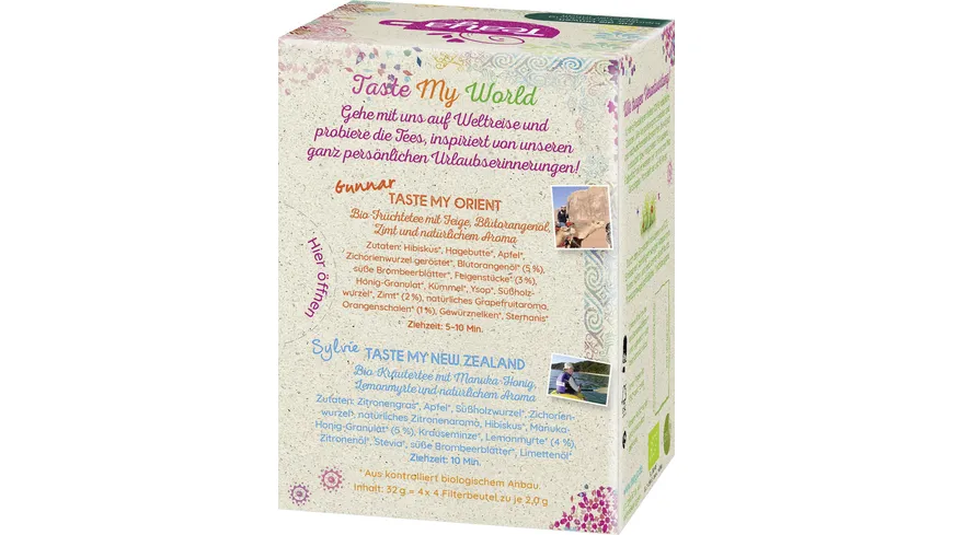 Teaya Bio Taste my World Edition 1 32 g