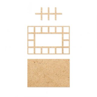 Kromlech Bases - Infantry 6x4 Square Base Converter Tray (1)