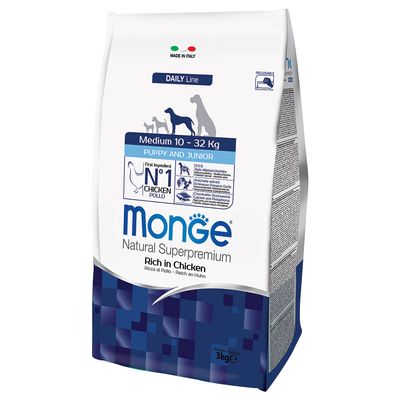 Monge Super Premium Puppy Junior Medium