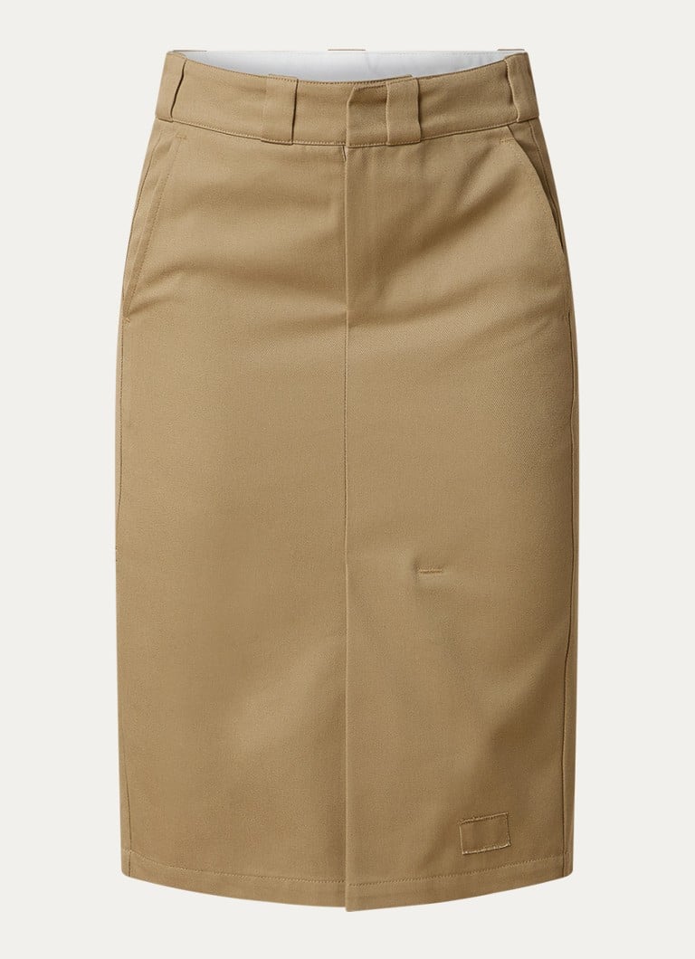 Maison Margiela Midi-Bleistiftrock mit Seitentaschen
