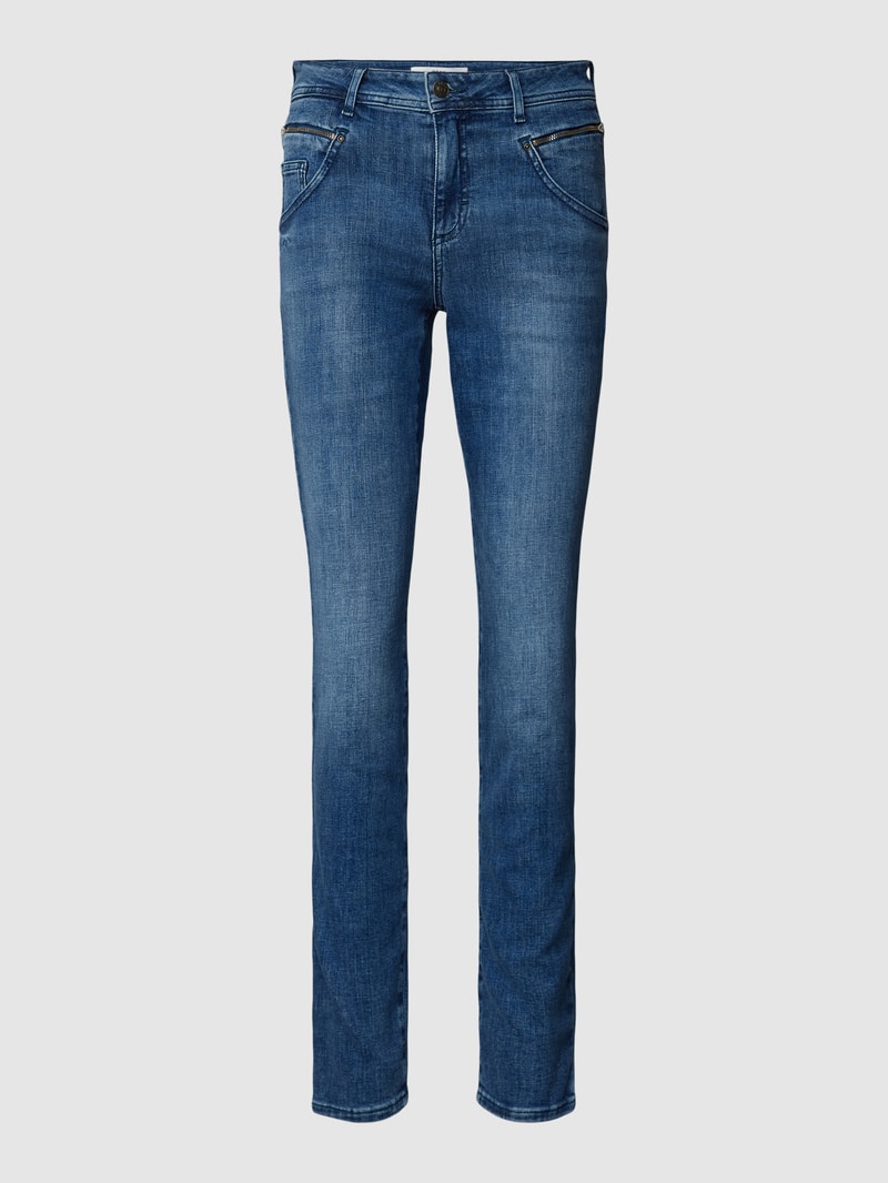Jeans mit 5-Pocket-Design Modell 'SHAKIRA' in bleu