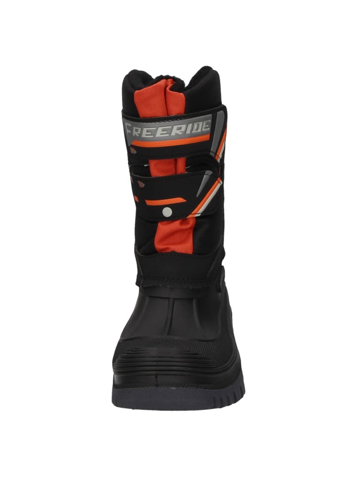 Spirale Kinder-Winterstiefel Frodo gefüttert in schwarz/orange günstig kaufen