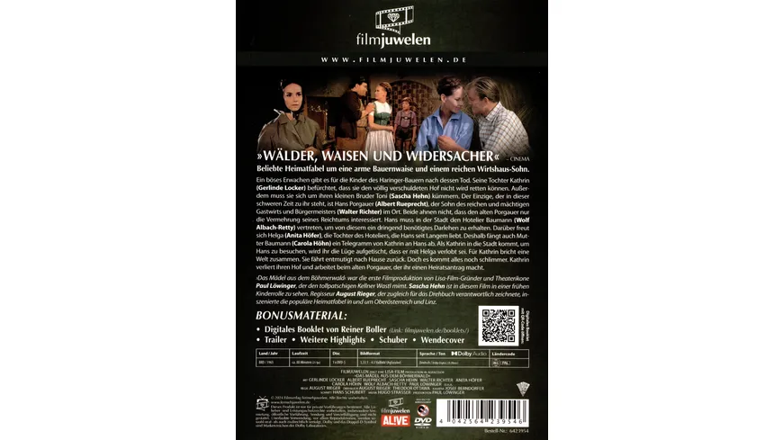 Das Mädel aus dem Böhmerwald (Filmjuwelen)
