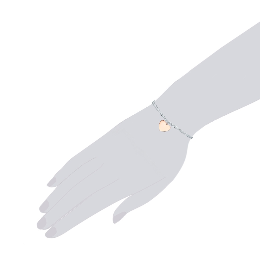 Rafaela Donata Bracelet en argent Coeur Argent sterling en Argent Bracelet