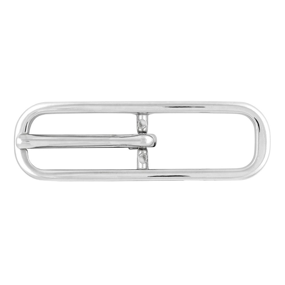 FREDERIC HERMANO Gürtelschnalle 15mm Metall Silber - Buckle Ovatus - 324807500020