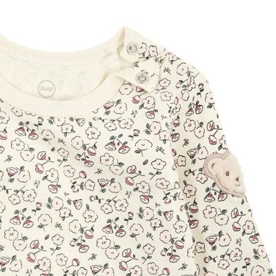 Body langarm, beige für Mädchen