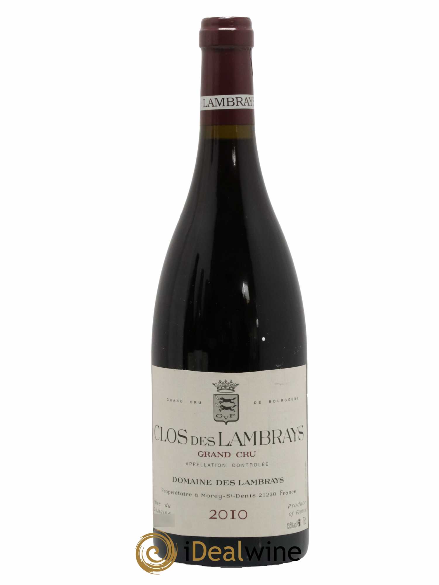 Clos des Lambrays Grand Cru Domaine des Lambrays  2010 - Lot de 1 Bouteille