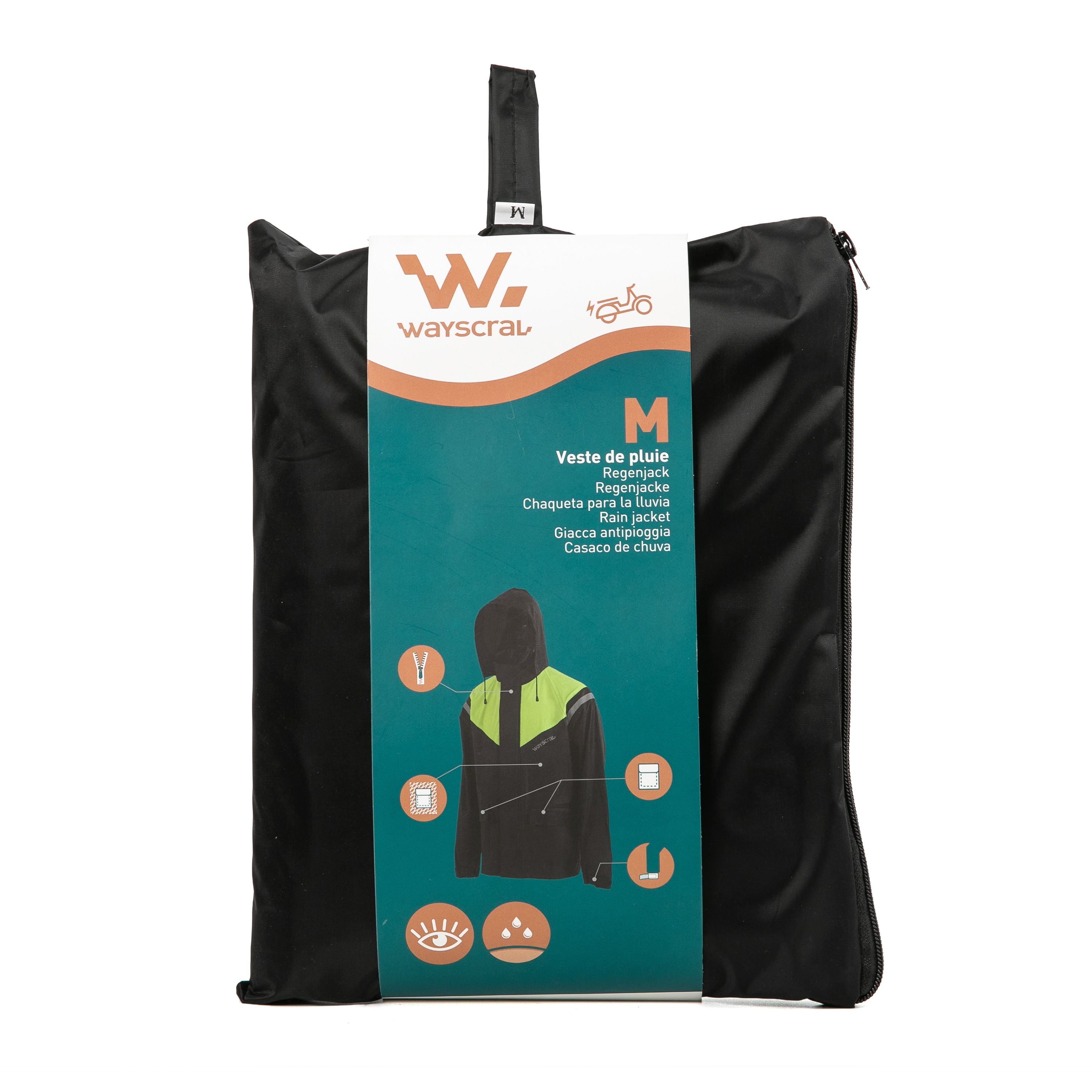 WAYSCRAL Regenjacke, Größe M - ATU