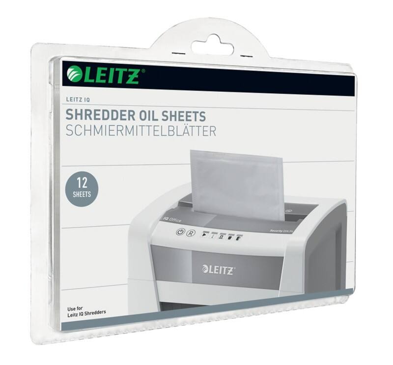 Leitz IQ Ölblätter für Aktenvernichter 80070000 12 Stück