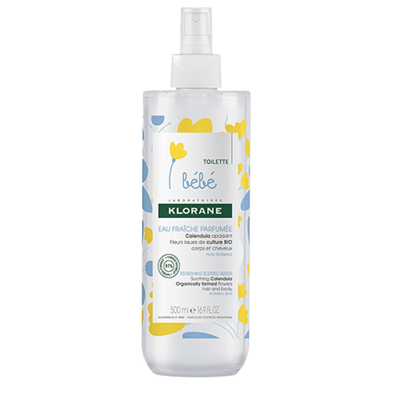 Klorane Eau Parfumée Bébé 500 ml
