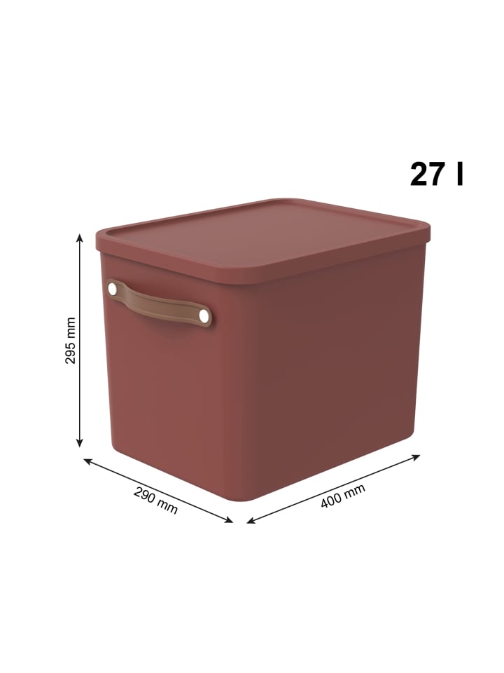 Rotho 4er-Set Aufbewahrungsbox Maloja 27l günstig kaufen onesize