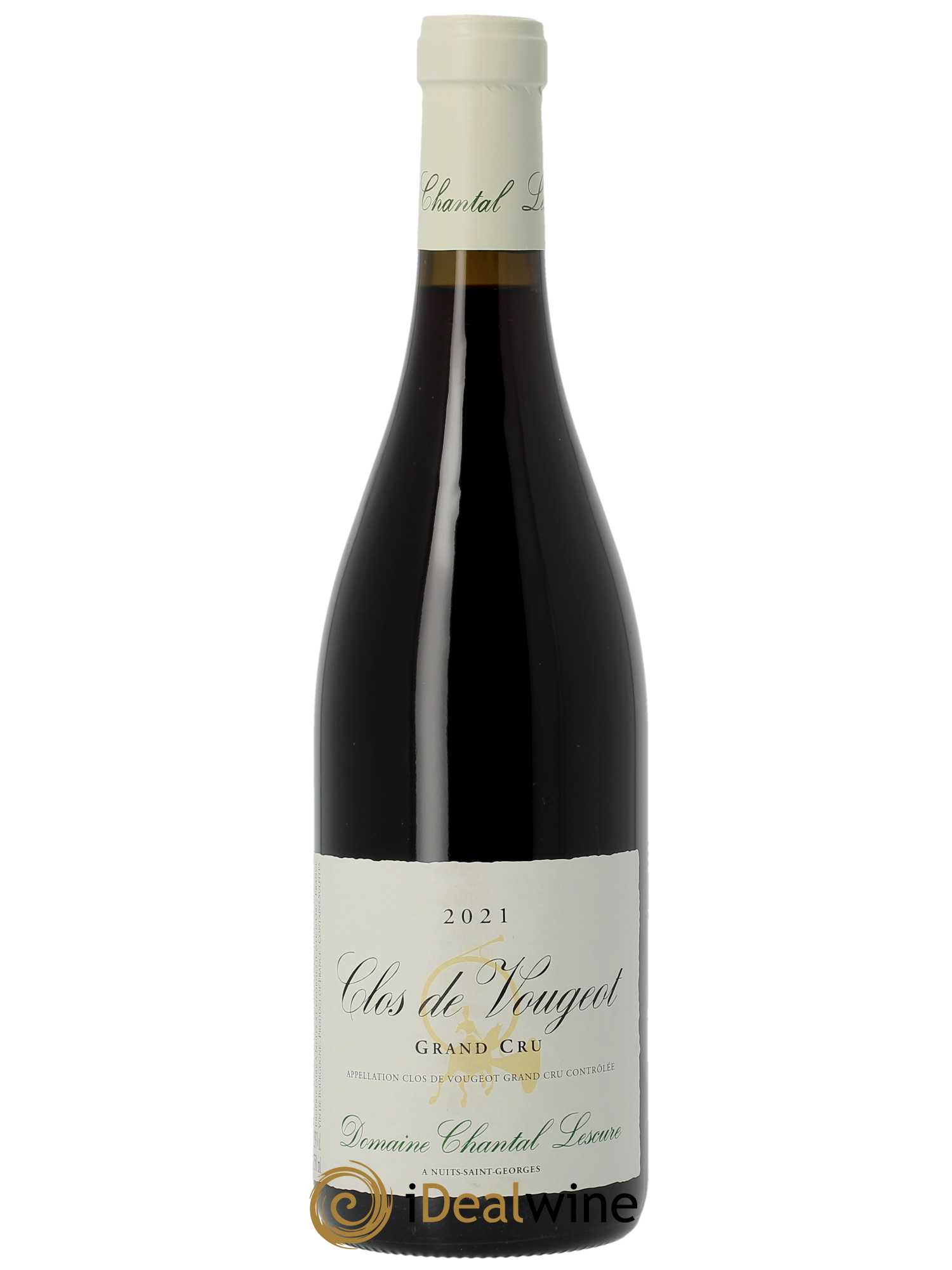 Clos de Vougeot Grand Cru Chantal Lescure  2021 - Lot de 1 Bouteille