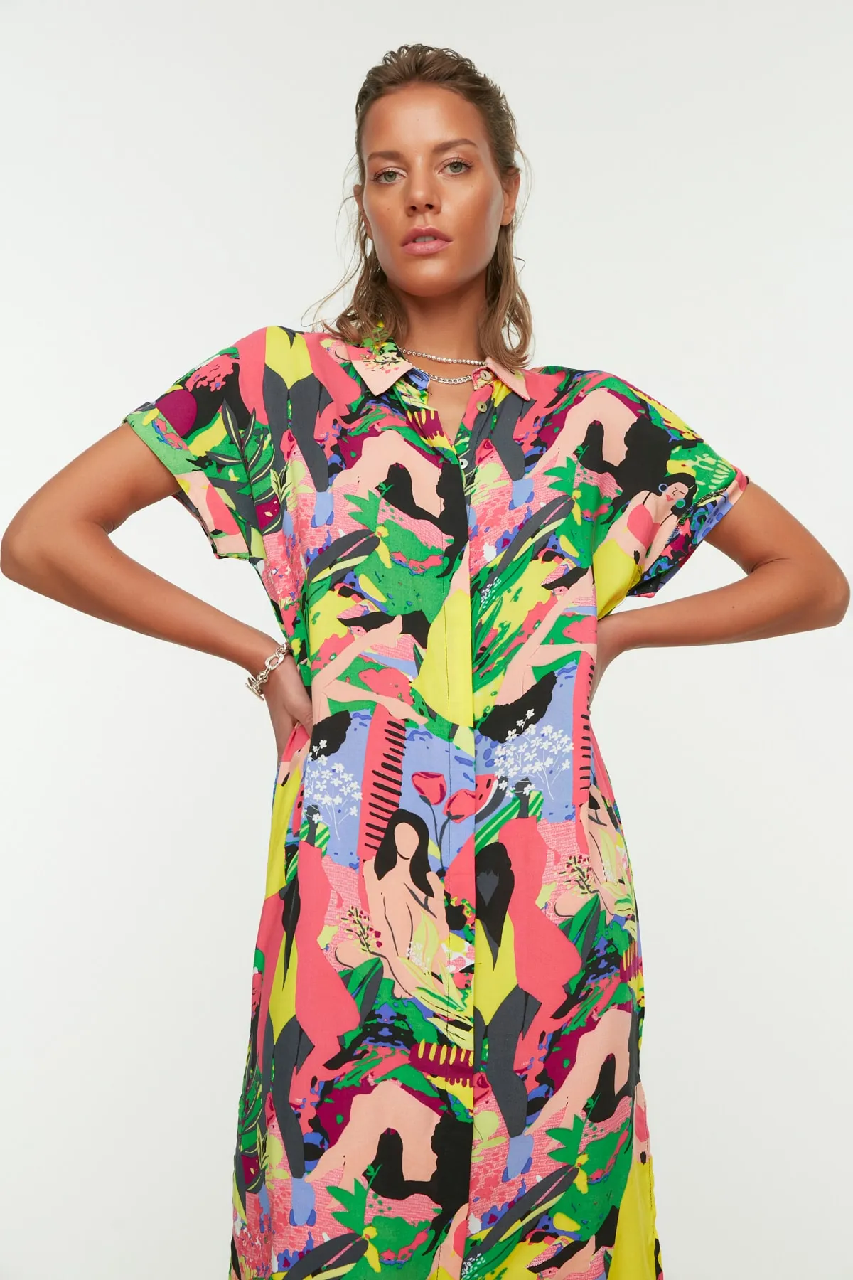 Trendyol Collection  Hemd - Mehrfarbig - Relaxed Fit