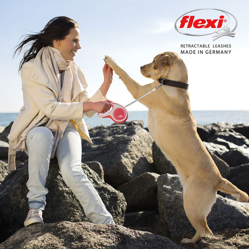 flexi New Comfort Gurt-Leine L - rot zu TOP-Preisen