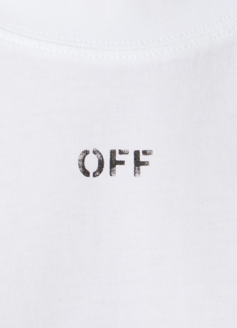 T-shirt da skate Off-White Off Stamp con logo