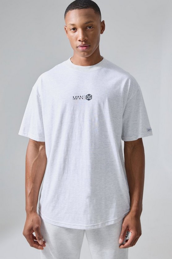 Man Active X Og Gym Oversize T-Shirt mit Xxl Print