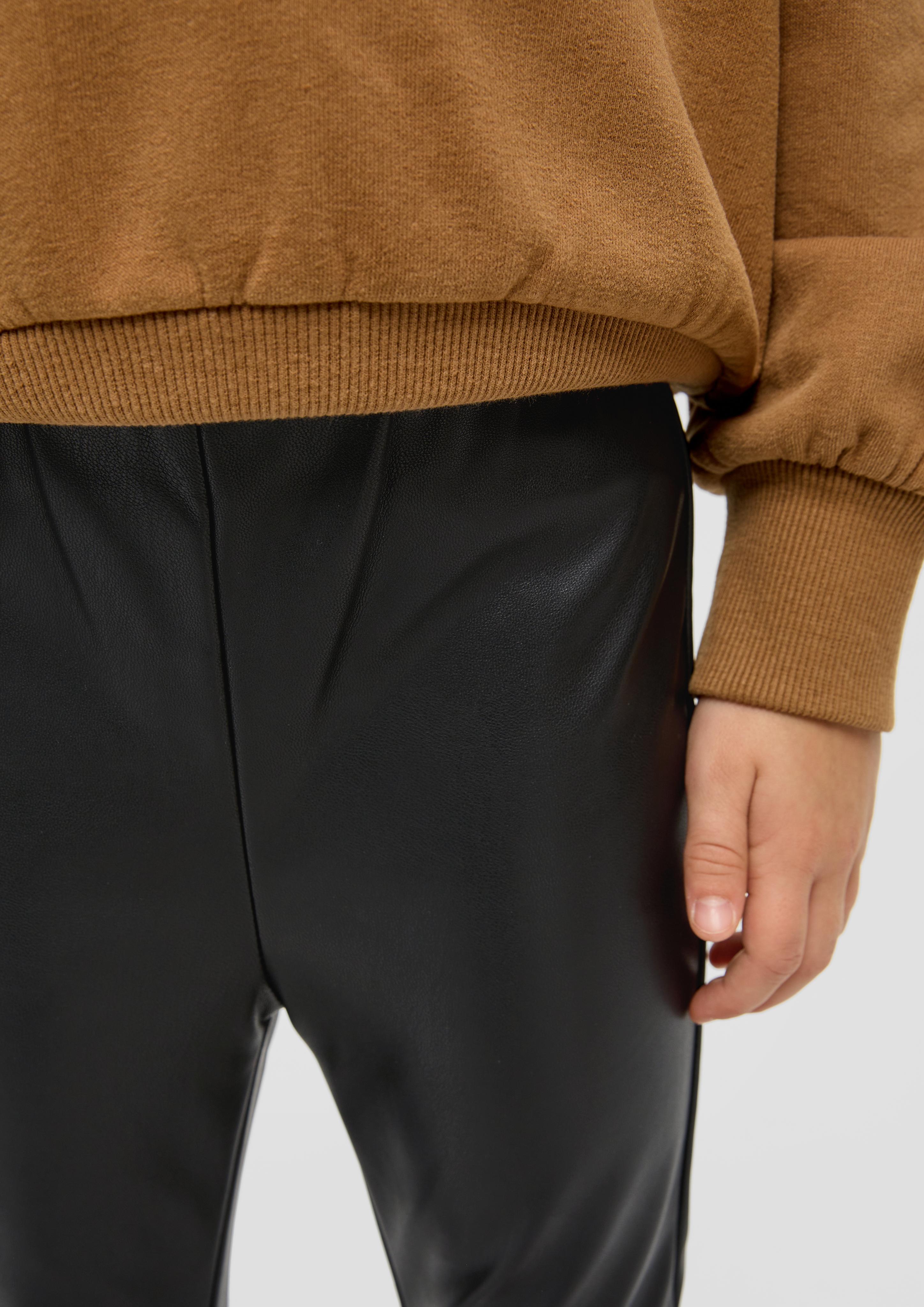 Leggings aus Lederimitat  2137923-9999