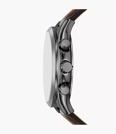 Fossil Outlet Uhr Fenmore Multifunktionswerk Leder braun