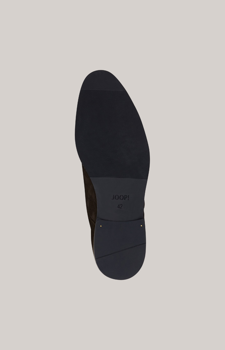 Monk Lace-Up Velluto Kleitos in Dunkelbraun