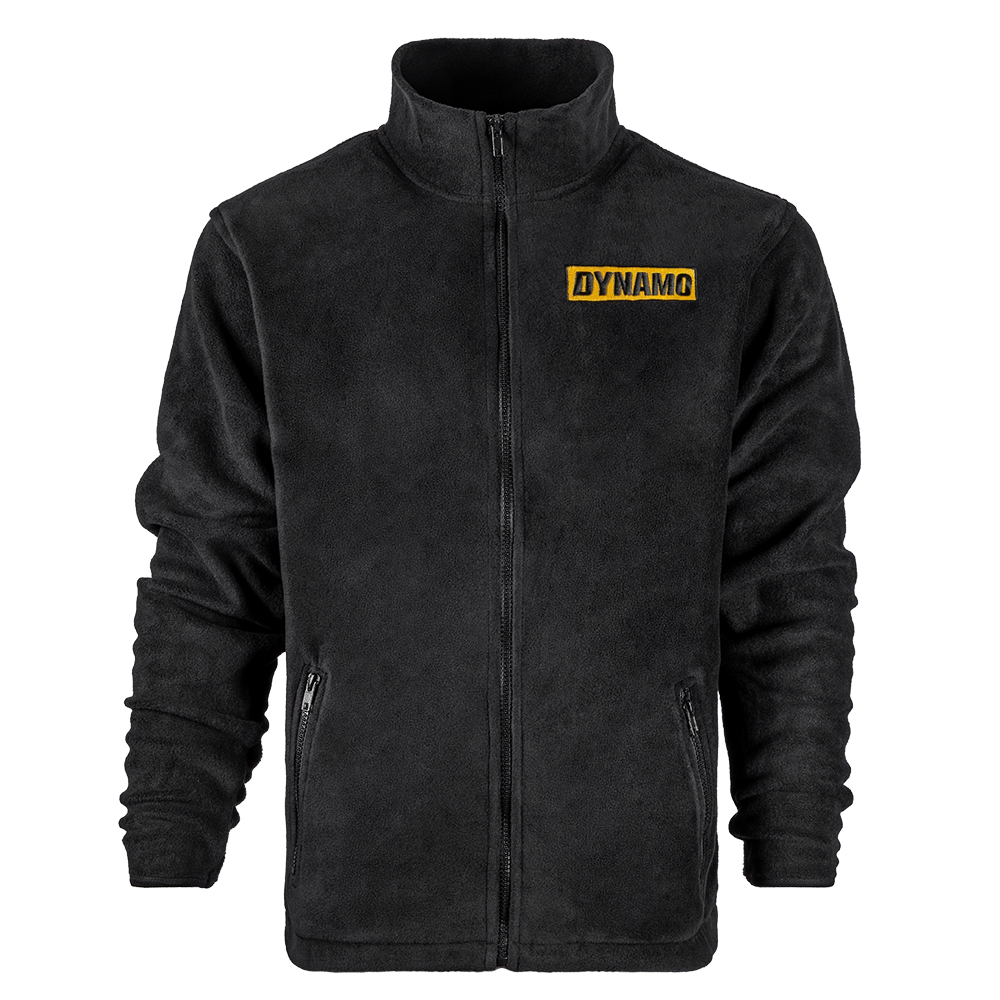 Fleecejacke DYNAMO schwarz | SG Dynamo Dresden Fanshop