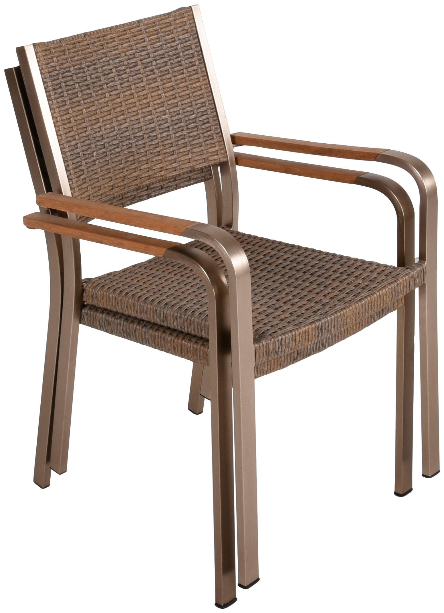 Garden Pleasure Stapelstuhl FLORENCE (Set, 2 St), 2er Set