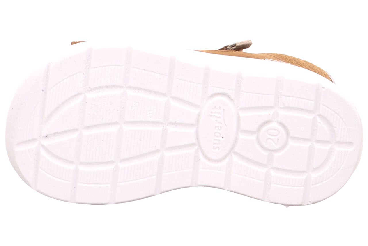 LAGOON - Braun/Beige Sandale mit Klettverschluss