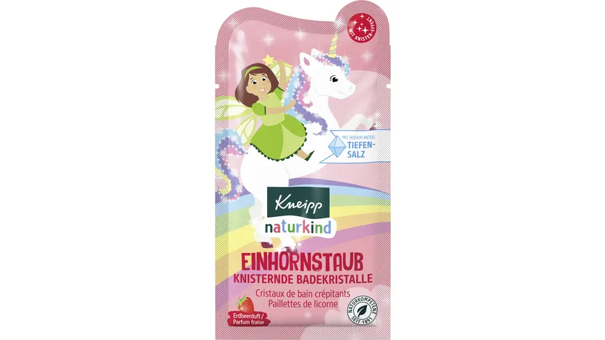 Kneipp naturkind Einhornstaub Knisternde Badekristalle 60 g