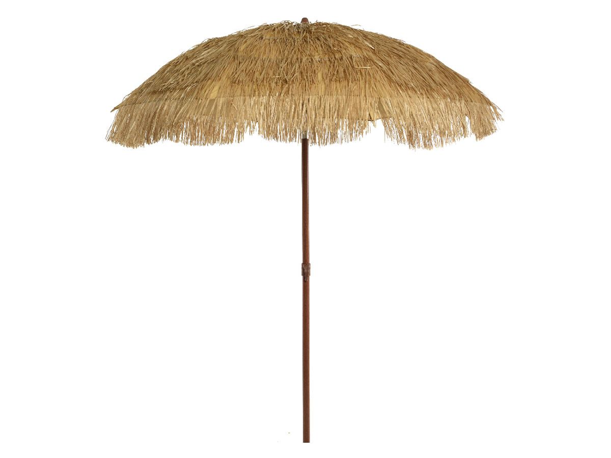 Outdoor Naturfarbener Polyester Sonnenschirm