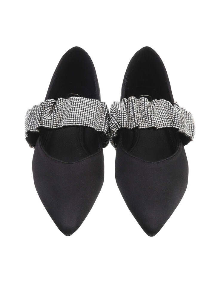 Ital-Design Ballerina in Schwarz günstig kaufen