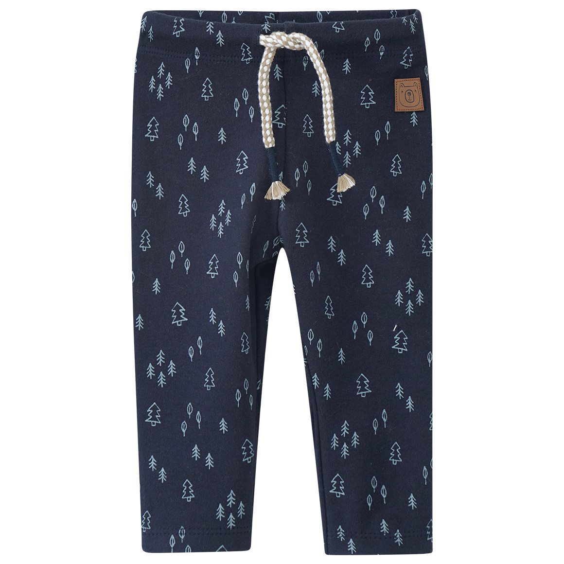 Newborn Jogginghose mit Tannenbaum-Allover
