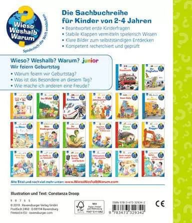 Ravensburger Wieso? Weshalb? Warum? junior, Band 27: Wir feiern Geburtstag