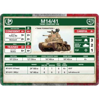 Italian M14/41 Tank Platoon