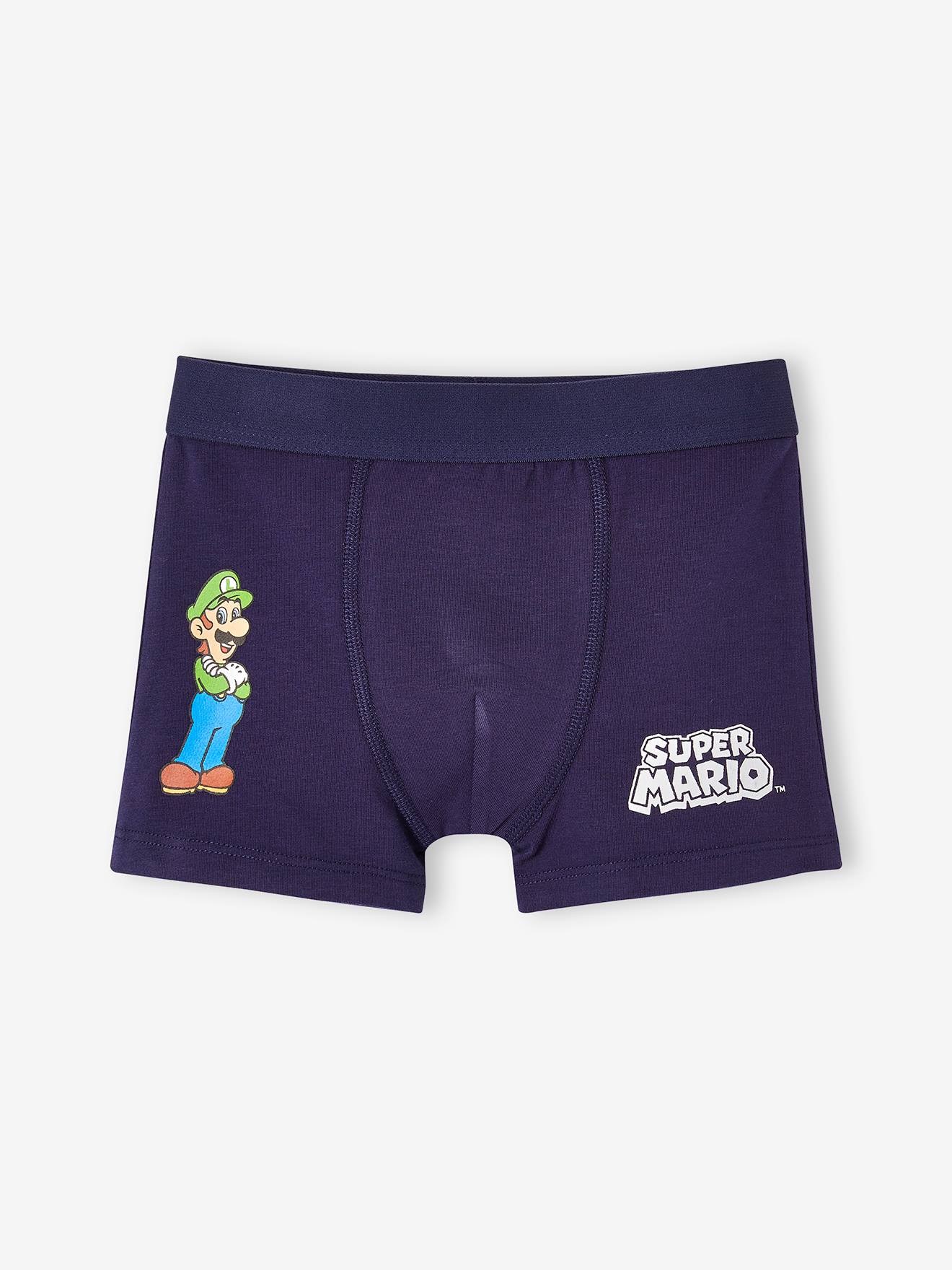 Super Mario 3er-Pack Jungen Boxershorts SUPER MARIO - terrakotta farbe
