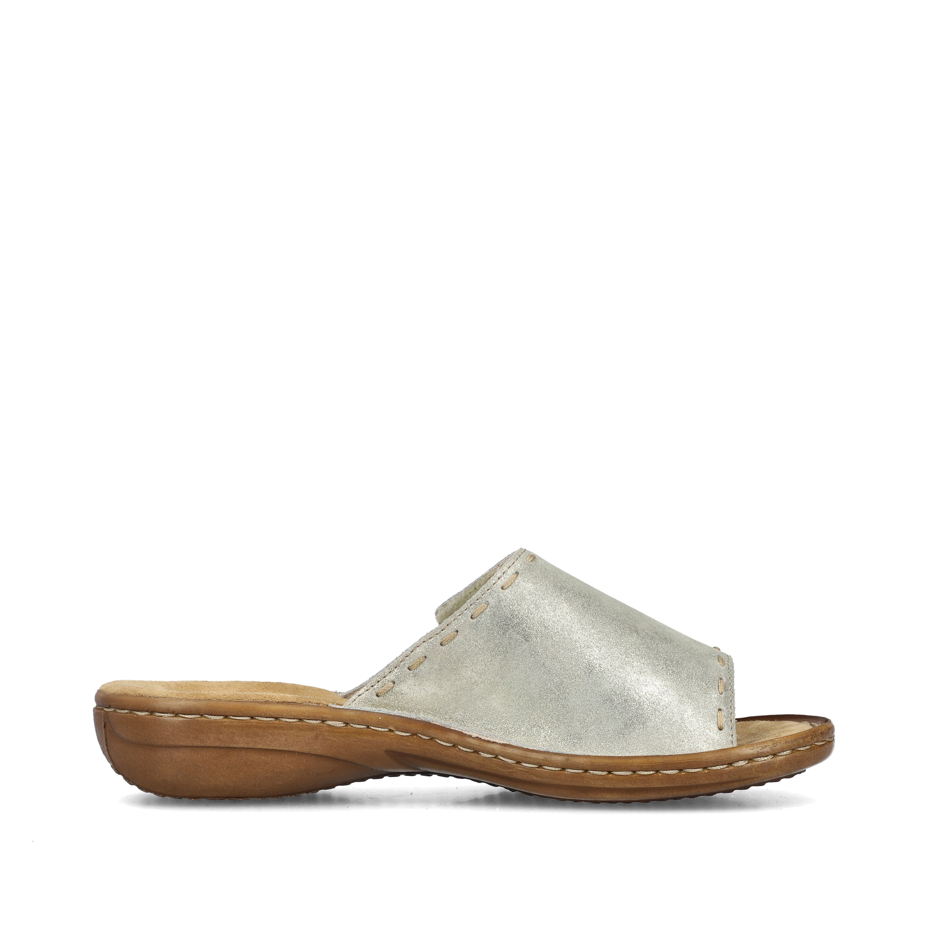 Rieker Damen Pantoletten hellbeige
