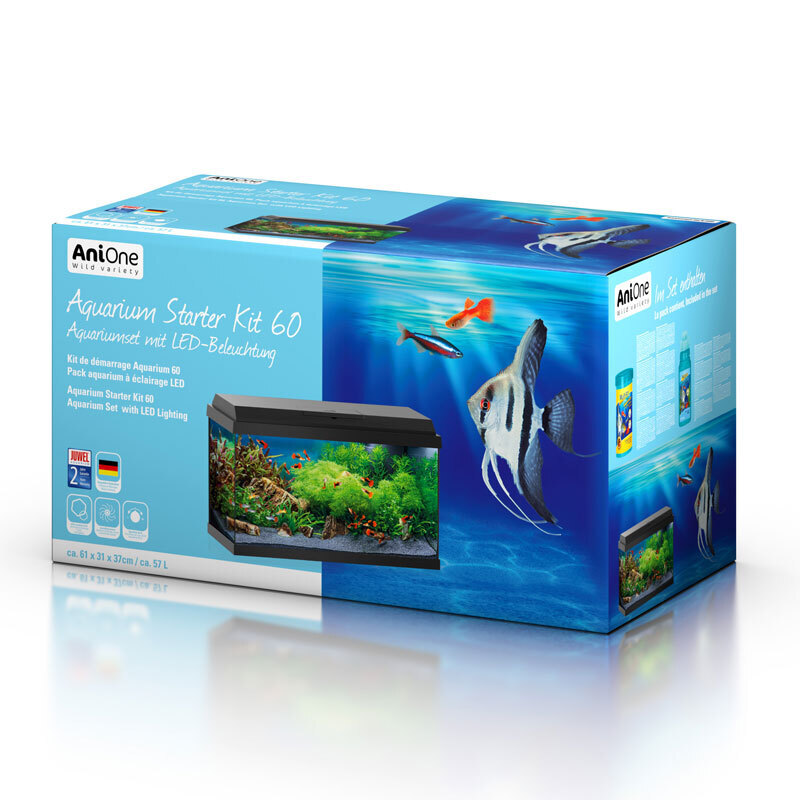 AniOne Süßwasser-Aquarien AniOne Aquarium Starter Kit 60